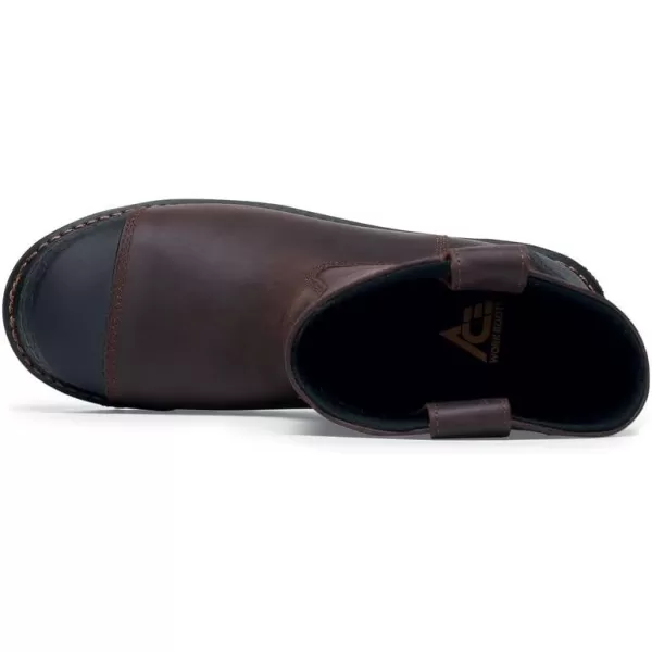 Bronco IV, Men's, Women's, Unisex Composite Toe  Slip Resistant Work Boots, Water Resistant, Brown