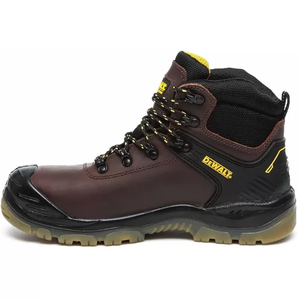DEWALT Newark Men's Steel Toe Work Boots, Leather Upper, CSA Certified