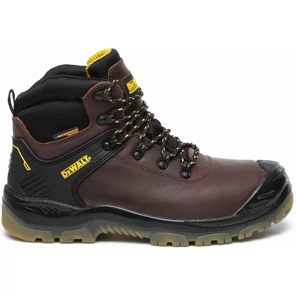 DEWALT Newark Men's Steel Toe Work Boots, Leather Upper, CSA Certified