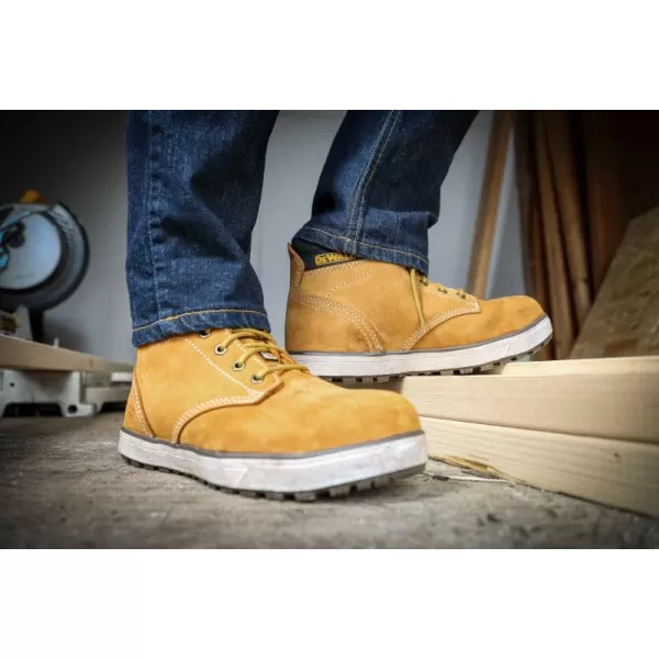DEWALT Plasma Men's Aluminum Toe Work Boots, Leather Upper, CSA Certified