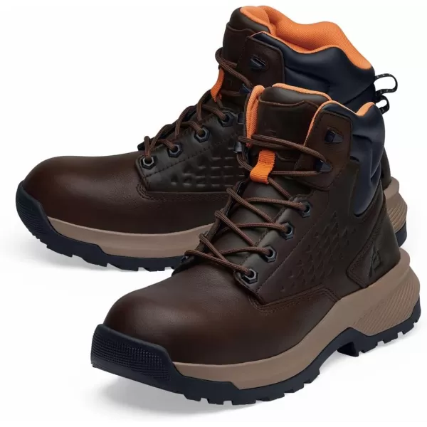 Everglades, Men's 6" Nano Composite Toe  Work Boots, Slip Resistant, Water Resistant