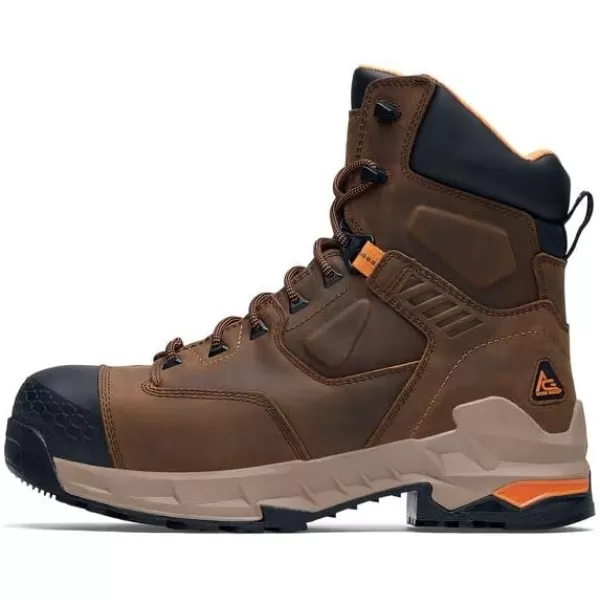 Redrock, Men's 8" and 6" Composite Toe  Work Boots, Slip Resistant, Water Resistant)