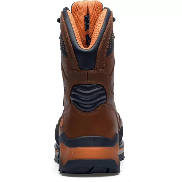 Roan Mountain, Men's 8 Inch - Nano Composite Toe,Waterproof Work Boots, Slip Resistant, Brown
