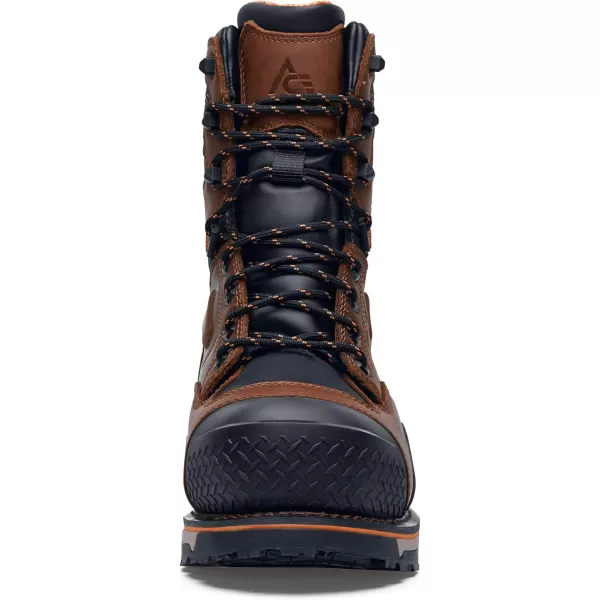 Roan Mountain, Men's 8 Inch - Nano Composite Toe,Waterproof Work Boots, Slip Resistant, Brown