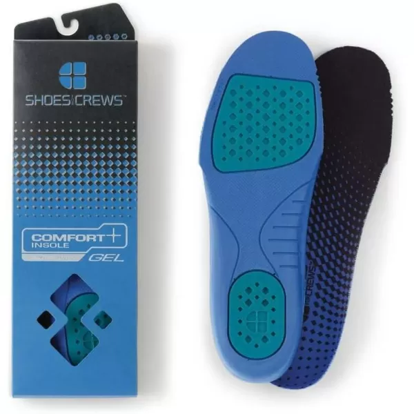 Shoes For Crews Crewguard Insole, Men's, Women's, Unisex Comfort Gel Insole for Shoes, Men's 5 / Women's 6)
