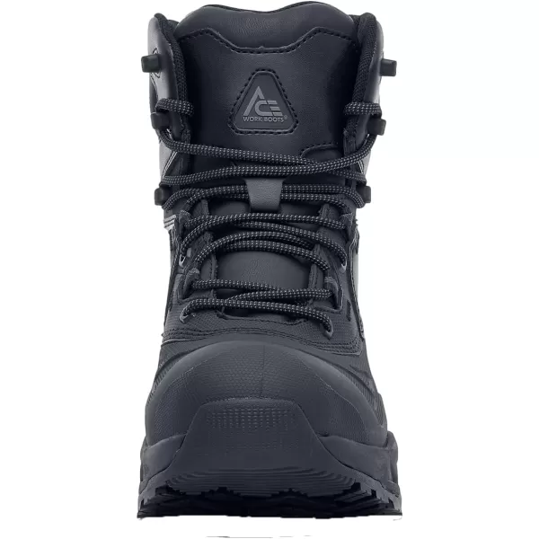 Shoes for Crews ACE Fargo II, Men's Soft Toe  Work Boots, Slip Resistant and Waterproof