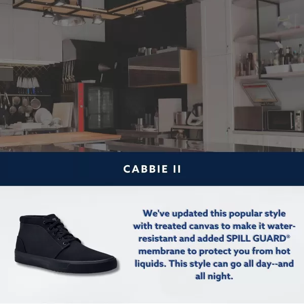 Shoes for Crews Cabbie II, Men's, Women's, Unisex Slip Resistant, Food Service Work Shoes