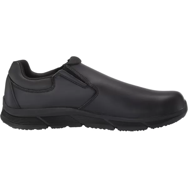 Shoes for Crews Cater II, Men's Non Slip, Slip On Black Shoes for Men, Water Resistant Work Shoes &amp; Restaurant or Food Service Sneakers - Med Comfortable Slip Resistant Shoes, Safety Footwear