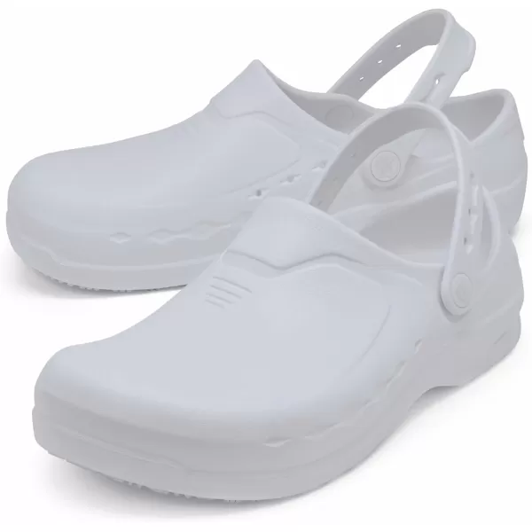 Shoes for Crews Clogs for Men Women Slip On Work Clogs shoes Slip Resistant Water Resistant Unisex Comfort Slip-on Mules Classic Platform Clog)
