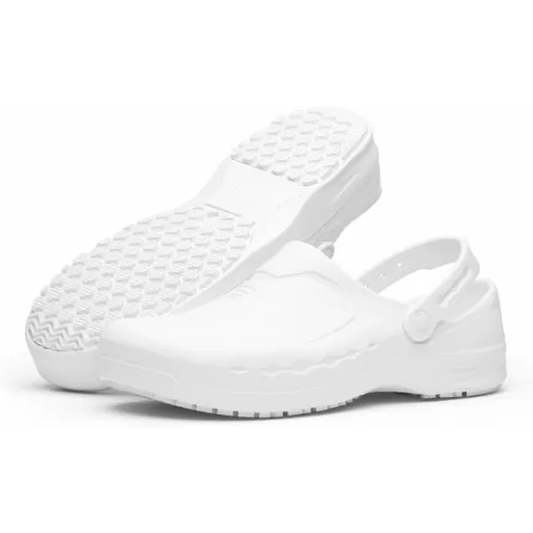 Shoes for Crews Clogs for Men Women Slip On Work Clogs shoes Slip Resistant Water Resistant Unisex Comfort Slip-on Mules Classic Platform Clog)
