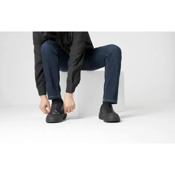 Shoes for Crews Crewguard, Men's, Women's, Unisex Steel Toe  Overshoes, Slip Resistant, Black, L, Men's 10.5-12.5 / Women's 12.5-14.5)