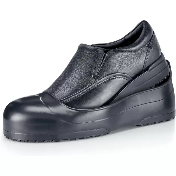 Shoes for Crews Crewguard, Men's, Women's, Unisex Steel Toe  Overshoes, Slip Resistant, Black, L, Men's 10.5-12.5 / Women's 12.5-14.5)