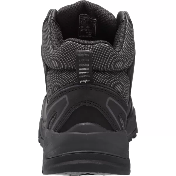 Shoes for Crews Defender Mid, Men's, Women's, Unisex Soft Toe  and Nano Composite Toe  Work Shoes, Slip Resistant, Water Resistant, Black)