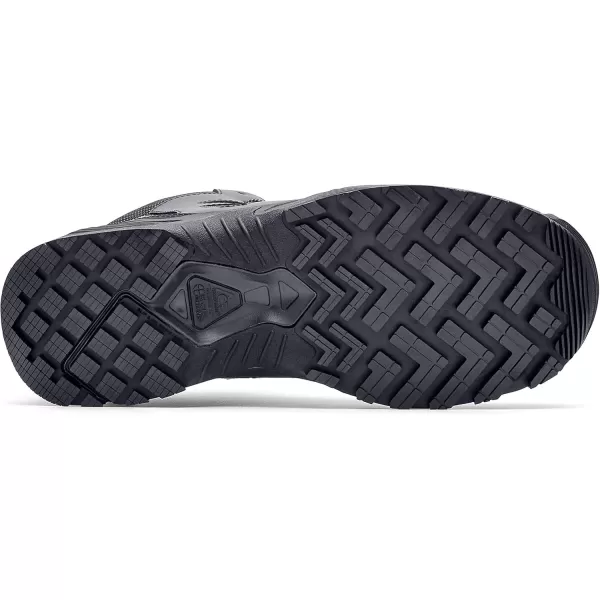 Shoes for Crews Defender Mid, Men's, Women's, Unisex Soft Toe  and Nano Composite Toe  Work Shoes, Slip Resistant, Water Resistant, Black)