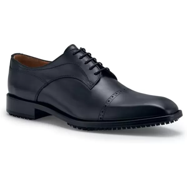 Shoes for Crews Dress Shoes for Men, Men’s Oxfords, Zapatos De Vestir Para Hombre, Slip Resistant, Safety, Brown or Black)