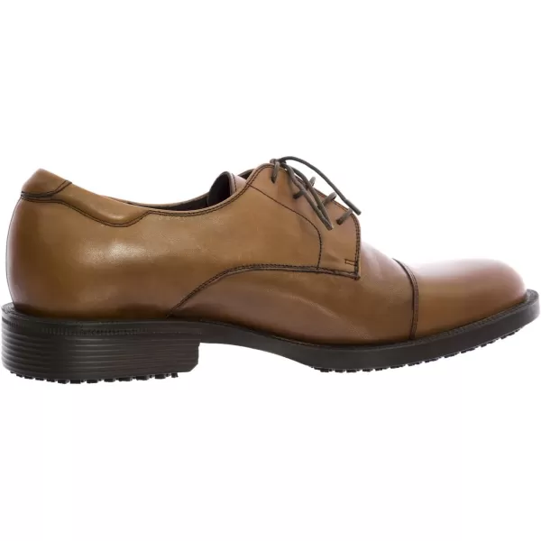 Shoes for Crews Dress Shoes for Men, Men’s Oxfords, Zapatos De Vestir Para Hombre, Slip Resistant, Safety, Brown or Black)