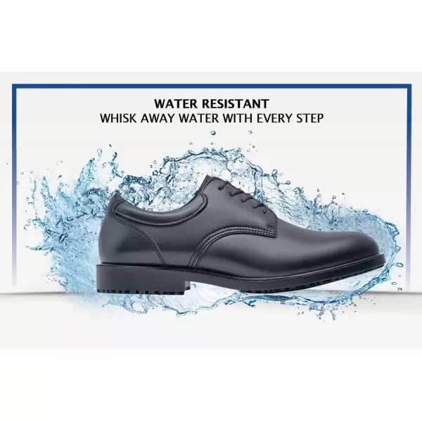 Shoes for Crews Dress Shoes for Men, Men’s Oxfords, Zapatos De Vestir Para Hombre, Slip Resistant, Safety, Brown or Black)