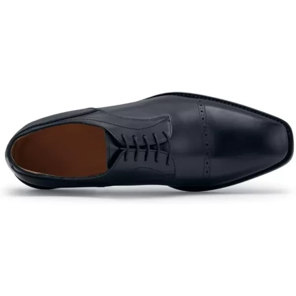 Shoes for Crews Dress Shoes for Men, Men’s Oxfords, Zapatos De Vestir Para Hombre, Slip Resistant, Safety, Brown or Black)