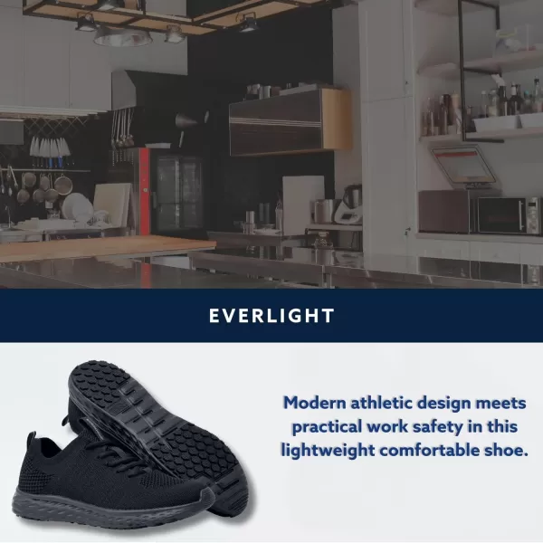 Shoes for Crews Everlight Mens Non Slip Work Shoes - Work &amp; Safety Footwear, Lace-Up Breathable Work Shoes for Men, zapato de trabajo para hombre