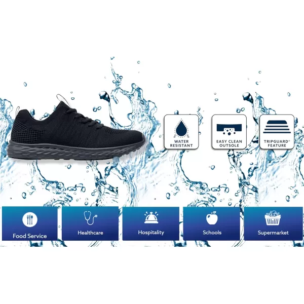 Shoes for Crews Everlight Mens Non Slip Work Shoes - Work &amp; Safety Footwear, Lace-Up Breathable Work Shoes for Men, zapato de trabajo para hombre