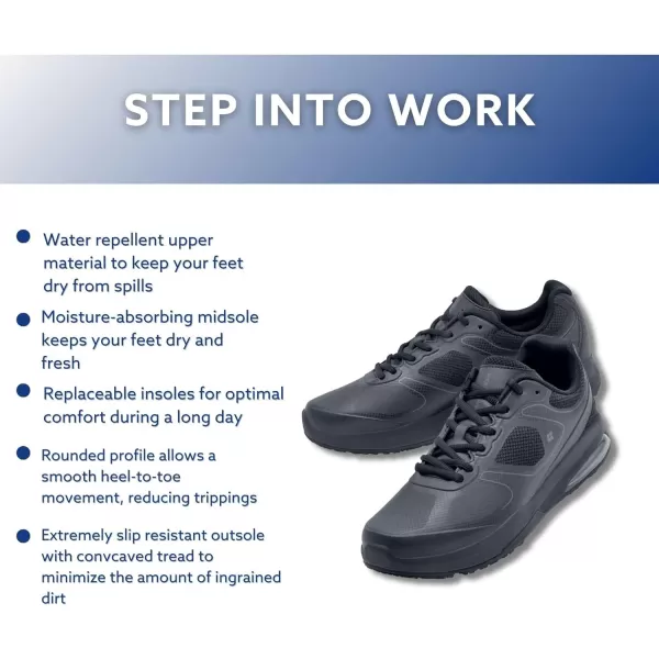 Shoes for Crews Evolution II, Men's Slip Resistant Food Service Work Sneaker
