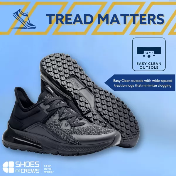 Shoes for Crews Gia Women's Slip Resistant Work Shoes Non Slip Sneakers Walking Water Resistant Zapatillas Zapatos Trabajo Food Service Chef Kitchen