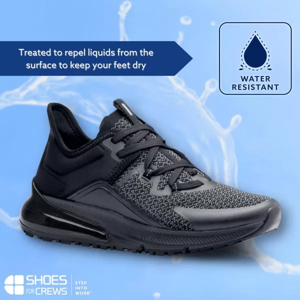 Shoes for Crews Gia Women's Slip Resistant Work Shoes Non Slip Sneakers Walking Water Resistant Zapatillas Zapatos Trabajo Food Service Chef Kitchen