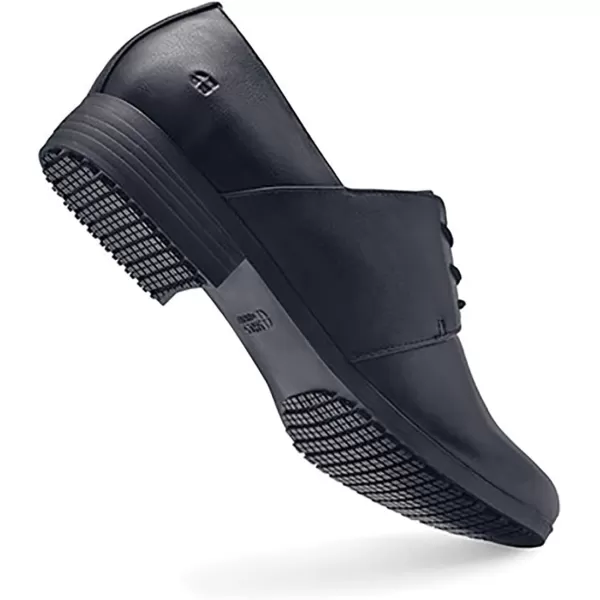 Shoes for Crews Madison III, Women's Slip Resistant Work Shoes, Water Resistant, Black