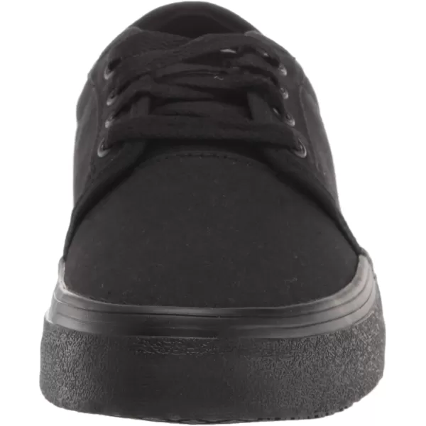Shoes for Crews Merlin, Men's, Women's, Unisex Slip Resistant Food Service Work Sneakers, Water Resistant, Canvas, Black Or Grey
