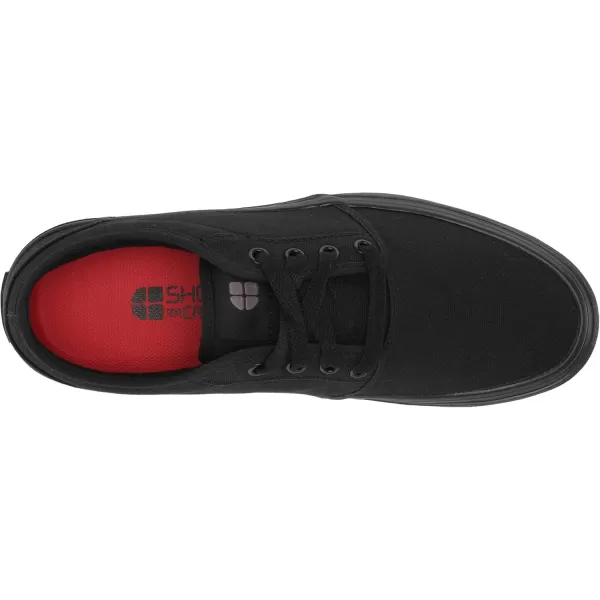 Shoes for Crews Merlin, Men's, Women's, Unisex Slip Resistant Food Service Work Sneakers, Water Resistant, Canvas, Black Or Grey