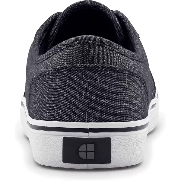 Shoes for Crews Merlin, Men's, Women's, Unisex Slip Resistant Food Service Work Sneakers, Water Resistant, Canvas, Black Or Grey