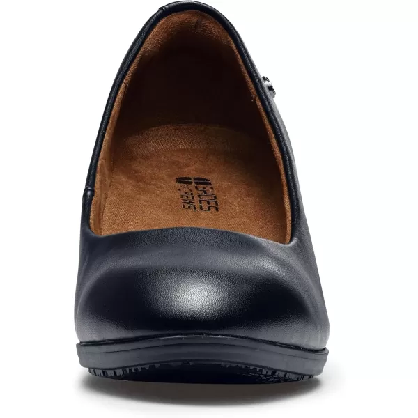 Shoes for Crews Olivia, Women's Slip-Resistant High Heel Dress Shoes for Work, Water Resistant, Women's Heel Pumps Comfortable Flight Attendant shoes