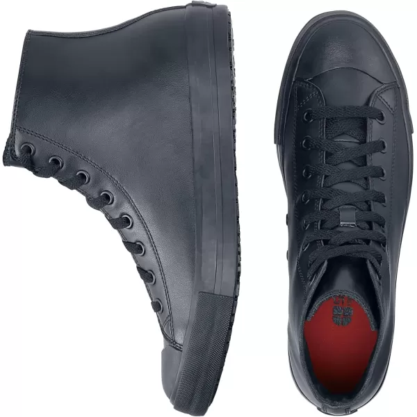 Shoes for Crews Pembroke, Men's, Women's, Unisex Slip Resistant Work Shoes, Water Resistant Sneakers, Black Canvas or Leather