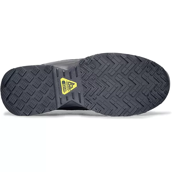 Shoes for Crews Piston Low and Mid, Men's, Women's, Unisex Soft Toe Slip Resistant Work Shoes, Water Resistant, Black)