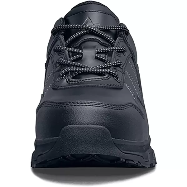 Shoes for Crews Piston, Men's, Women's, Unisex Aluminum Toe  Low Work Shoes, Slip Resistant, Water Resistant, Black Shoes