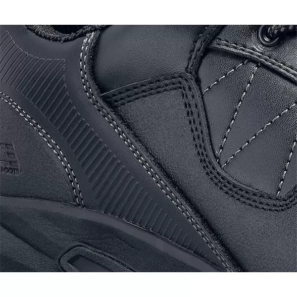 Shoes for Crews Piston, Men's, Women's, Unisex Aluminum Toe  Low Work Shoes, Slip Resistant, Water Resistant, Black Shoes