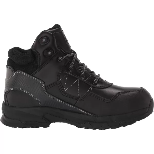 Shoes for Crews Piston Mid Aluminum Toe Unisex Work Shoe, Black