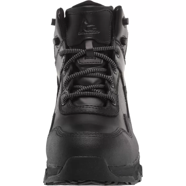 Shoes for Crews Piston Mid Aluminum Toe Unisex Work Shoe, Black