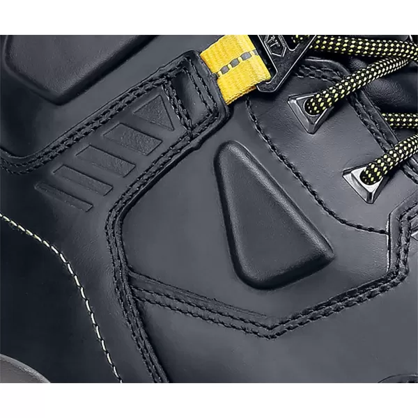 Shoes for Crews Redrock, Men's 8" Composite Toe  Work Boots, Slip Resistant, Water Resistant, Black