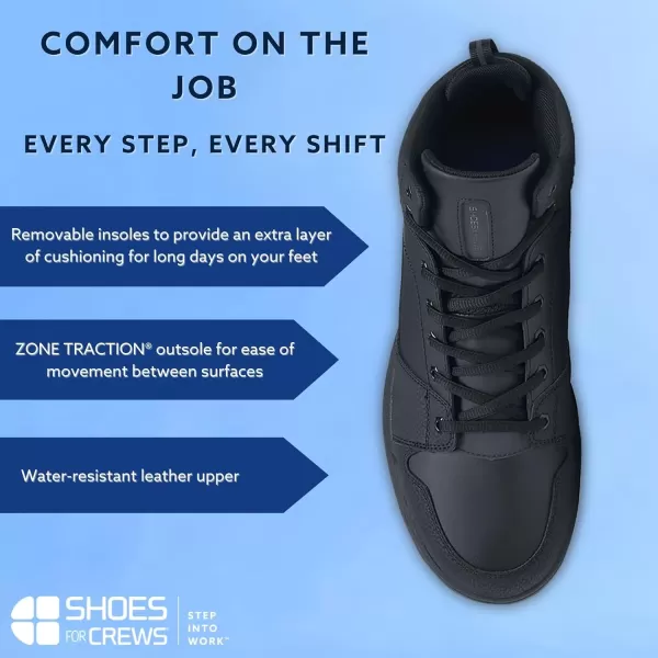 Shoes for Crews Tigon, Men's Slip Resistant Food Service Work Sneakers