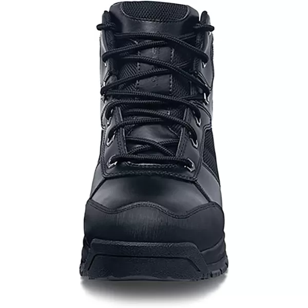 Shoes for Crews Voyager II, Men's, Women's, Unisex Soft Toe and Steel Toe Work Boots, Slip Resistant, Water Resistant, Black