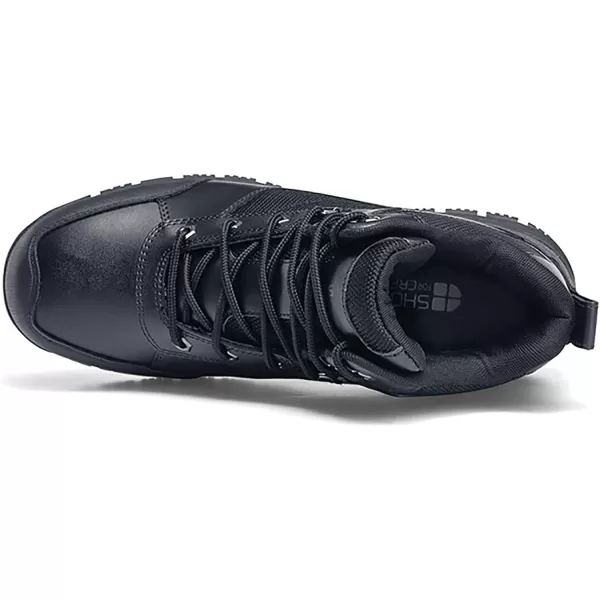 Shoes for Crews Voyager II, Men's, Women's, Unisex Soft Toe and Steel Toe Work Boots, Slip Resistant, Water Resistant, Black