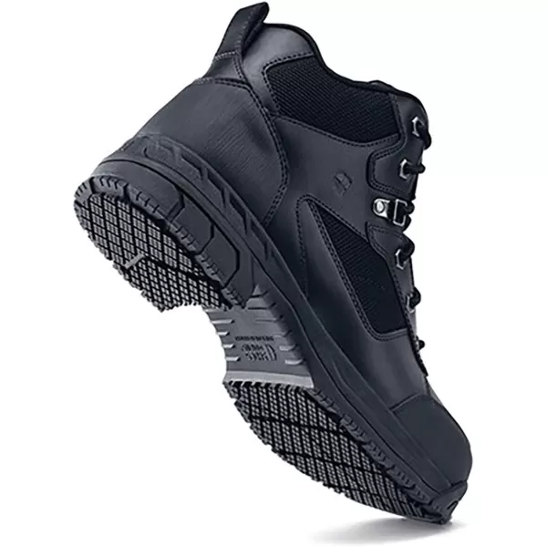 Shoes for Crews Voyager II, Men's, Women's, Unisex Soft Toe and Steel Toe Work Boots, Slip Resistant, Water Resistant, Black)
