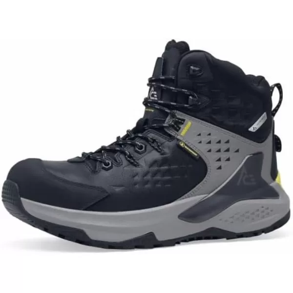 Arrow, Men's 6" Nano Composite Toe  Slip Resistant Work Boots, Water Resistant, Black
