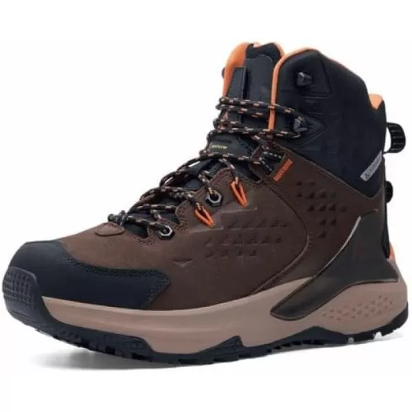 Arrow, Men's 6" Nano Composite Toe  Slip Resistant Work Boots, Water Resistant, Black)
