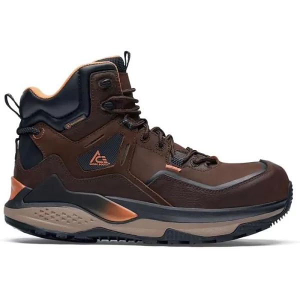 Arrow, Men's 6" Nano Composite Toe  Slip Resistant Work Boots, Water Resistant, Black)