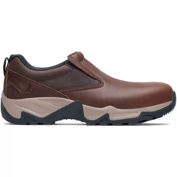 Badlands, Men's Slip-On Nano Composite Toe  Work Shoes, Slip Resistant, Water Resistant Shoes