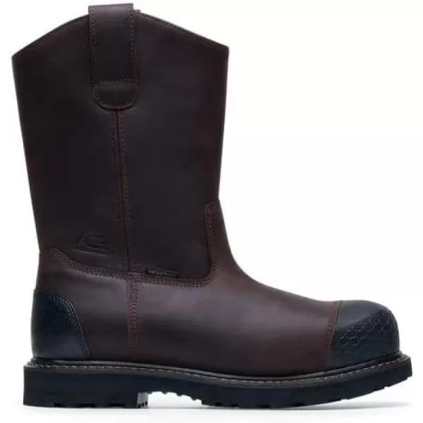 Bronco IV, Men's, Women's, Unisex Composite Toe  Slip Resistant Work Boots, Water Resistant, Brown