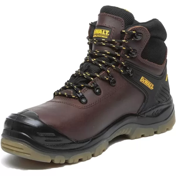 DEWALT Newark Men's Steel Toe Work Boots, Leather Upper, CSA Certified
