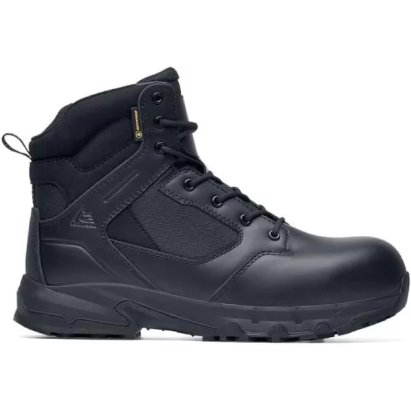 Defense, Men's, Women's, Unisex 8" or 6" Nano Composite Toe  Work Boots, Slip Resistant, Water Resistant, Black)